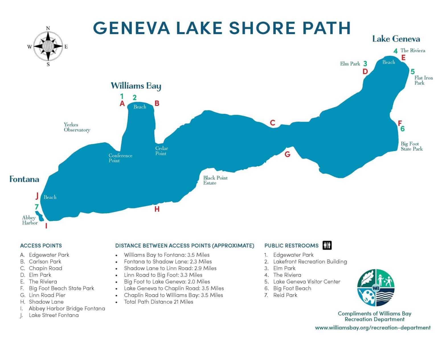 Geneva Lake Shore Path