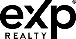 EXp Realty logo with colorful background for Lake Geneva weekend event.