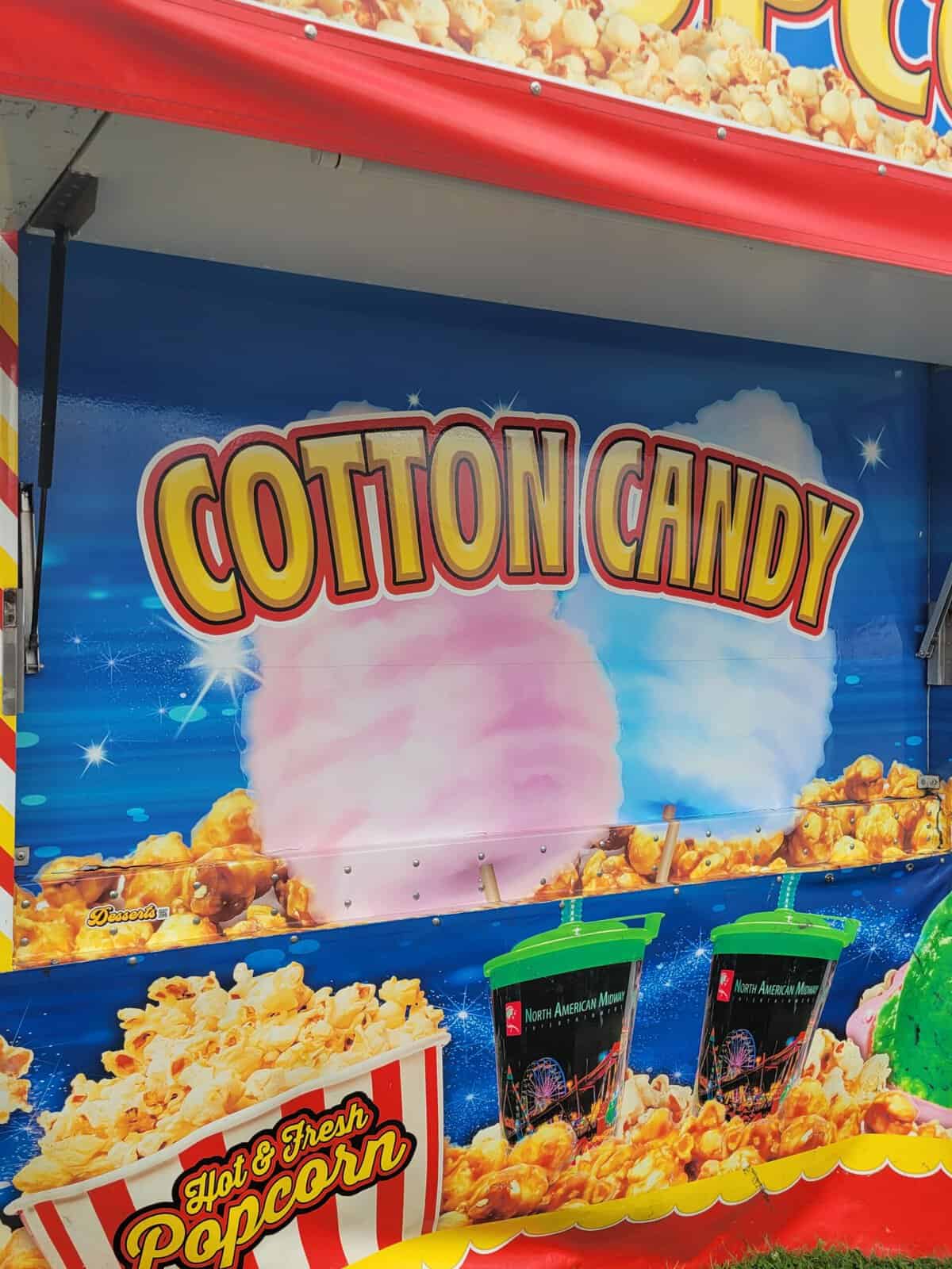 Cotton Candy Stand Walworth County Fair 2026